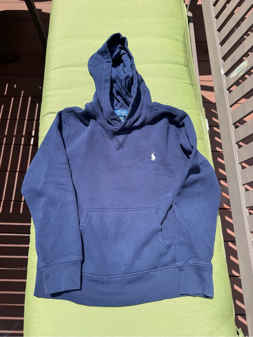 Polo by Ralph Lauren Boys Navy Hooded Sweatshirt
